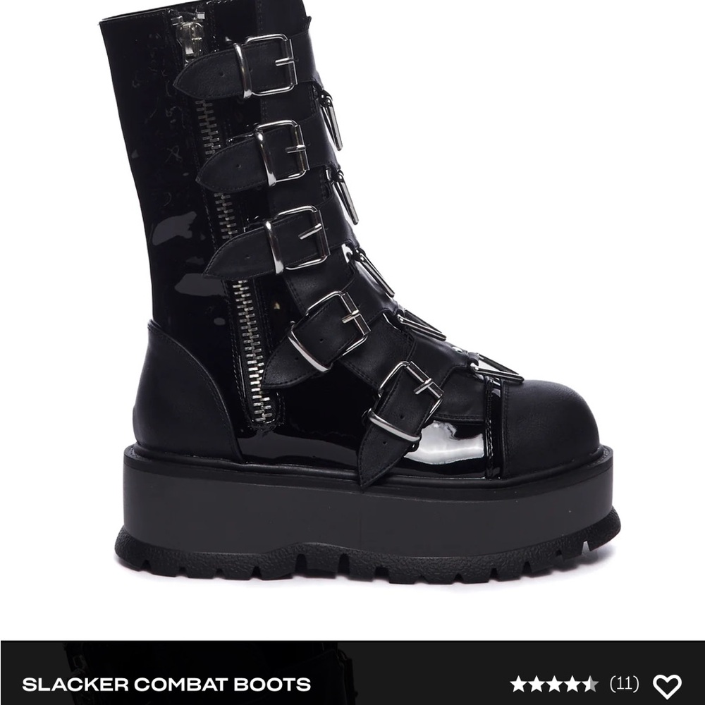 Rave combat boots